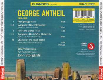CD George Antheil: Symphony No. 3 'American' / Symphony No. 6 'After Delacroix' / Spectre Of The Rose Waltz / Archipelago / Hot-Time Dance 118389