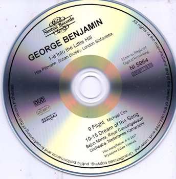CD George Benjamin: Into the Little Hill; Dream of the Song; Flight 455745