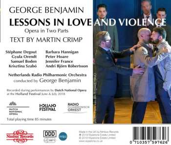 2CD/Box Set George Benjamin: Lessons In Love And Violence 456432