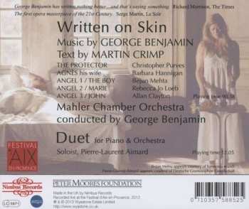 2CD George Benjamin: Written On Skin / Duet 193874