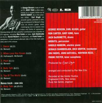 CD George Benson: Body Talk