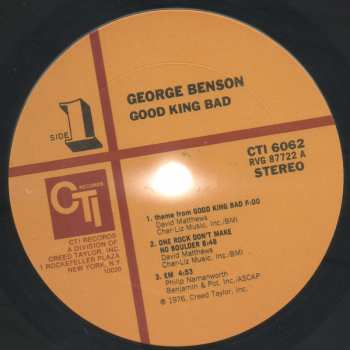 LP George Benson: Good King Bad 158319