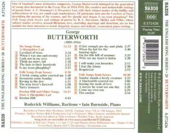 CD George Butterworth: Songs From A Shropshire Lad • Folk Songs From Sussex 277561