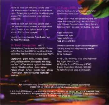 CD George Duke: Dreamweaver 421145
