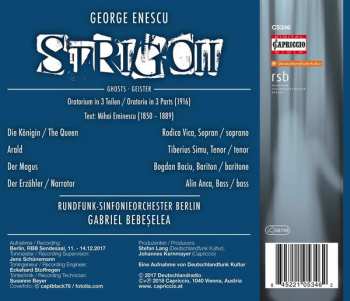 CD George Enescu: Strigoii 283439