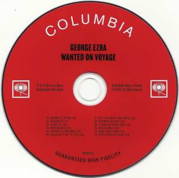 CD George Ezra: Wanted On Voyage 39486