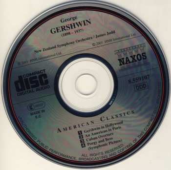 CD George Gershwin: An American In Paris • Porgy And Bess Suite • Gershwin In Hollywood 440126