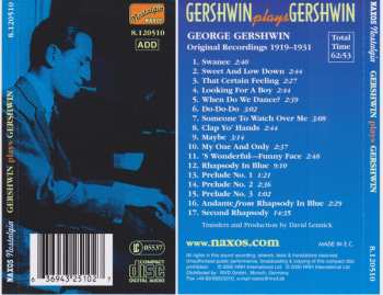 CD George Gershwin: Gershwin Plays Gershwin 112231