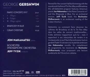 SACD George Gershwin: Piano Concerto In F / Rhapsody In Blue / Cuban Overture 182988
