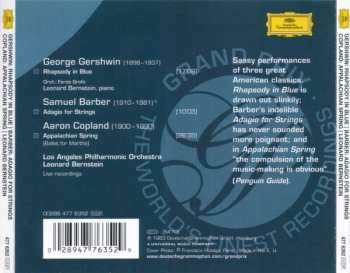 CD George Gershwin: Rhapsody In Blue · Adagio · Appalachian Spring 45402