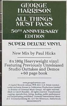 8LP/Box Set George Harrison: All Things Must Pass (50th Anniversary) DLX | LTD 57124