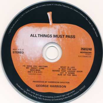 5CD/Box Set/Blu-ray George Harrison: All Things Must Pass (50th Anniversary) DLX