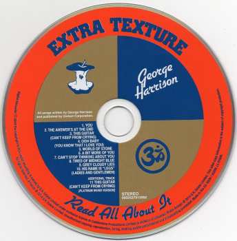 CD George Harrison: Extra Texture (Read All About It) 375466