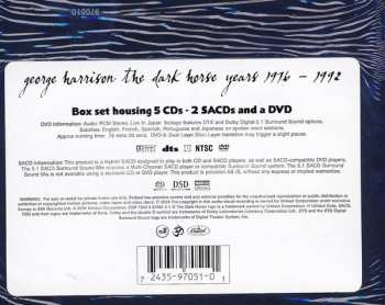 5CD/DVD/Box Set/2SACD George Harrison: The Dark Horse Years 1976 - 1992 LTD 8683