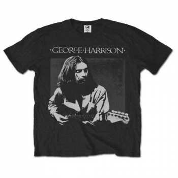 Merch George Harrison: George Harrison Unisex T-shirt: Live Portrait (xx-large) XXL