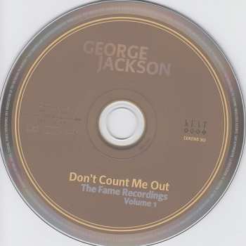 CD George Jackson: Don't Count Me Out. The Fame Recordings Volume 1 291838