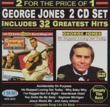 Album George Jones: 2 For The Price Of 1 George Jones Double Pak Includes 32 Greatest Hits
