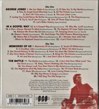 2CD George Jones: George Jones / In A Gospel Way / Memories Of Us / The Battle 99944