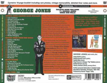 CD George Jones: Salutes Hank Williams + George Jones Sings Bob Wills 292917