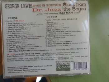 2CD George Lewis And His Orchestra: Dr. Jazz/Blues From The Bayou/The Jazz Man Sessions 92163