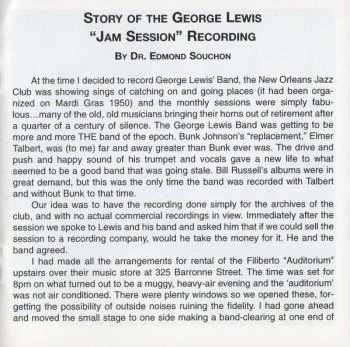 CD George Lewis: "Jam Session" The Only Complete Recordings 284678