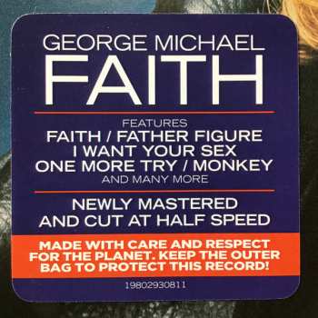 LP George Michael: Faith