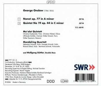 CD George Onslow: Nonet Op. 77 • Quintett Op. 44 119143