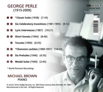 CD George Perle: Eight Pieces  450137