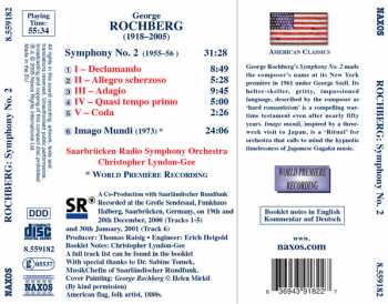 CD George Rochberg: Symphony No. 2 / Imago Mundi 289192