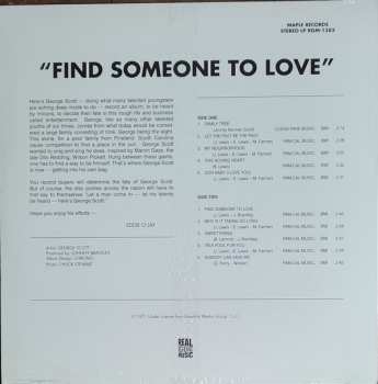 LP George Scott: Find Someone To Love CLR 335981