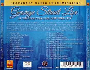 CD George Strait: Live At The Lone Star Cafe, New York City 461826