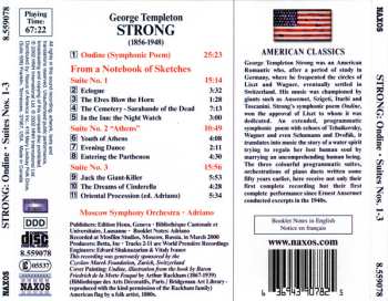 CD George Templeton Strong: Ondine (Symphonic Poem) / From A Notebook Of Sketches, Suites Nos. 1 - 3 533191