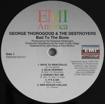 LP George Thorogood & The Destroyers: Bad To The Bone 46352
