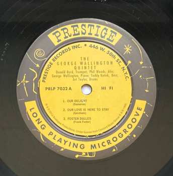 LP George Wallington Quintet: Jazz For The Carriage Trade LTD 537238