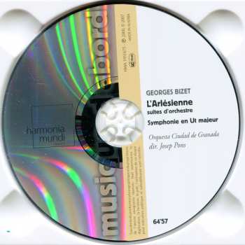 CD Georges Bizet: L'Arlésienne, suites d'orchestre - Symphonie En Ut Majeur 305830