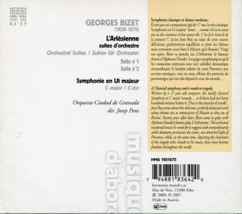 CD Georges Bizet: L'Arlésienne, suites d'orchestre - Symphonie En Ut Majeur 305830