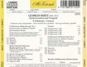 CD Georges Bizet: L'Arlésienne - Carmen 178696