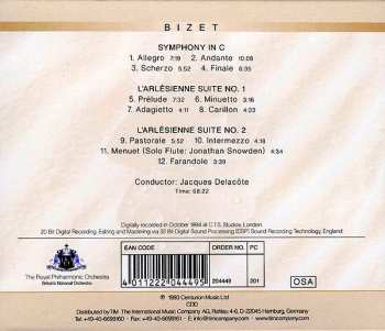 CD Georges Bizet: Symphony In C / L'Arlésienne Suites Nos. 1 And 2 450088