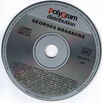 2CD Georges Brassens: Georges Brassens 254541