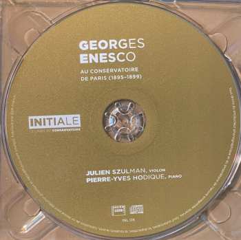 CD George Enescu: Au Conservatoire De Paris (1895-1899) 438560