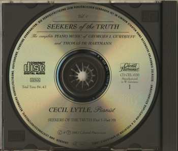2CD Georges Ivanovitch Gurdjieff: Seekers Of The Truth : The Complete Piano Music Of Georges I. Gurdjieff (1872-1949) And Thomas De Hartmann (1886-1956) Vol. 1 299874