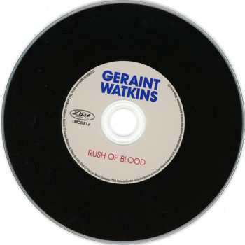 CD Geraint Watkins: Rush Of Blood 100955