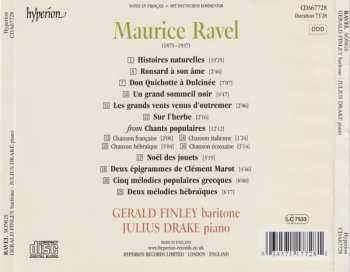 CD Gerald Finley: Songs by Ravel 427931