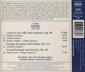 CD Gerald Finzi: Cello Concerto / Grand Fantasia And Toccata For Piano And Orchestra / Eclogue For Piano And Strings 349236
