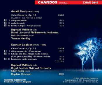 CD Gerald Finzi: Cello Concertos 328905