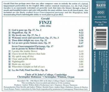 CD Gerald Finzi: Lo, The Full, Final Sacrifice And Other Choral Works 292723