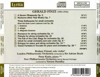 CD Gerald Finzi: Orchestral Works 158082