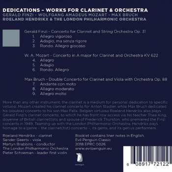 CD Gerald Finzi: Dedications - Works For Clarinet & Orchestra 395444