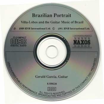 CD Gerald Garcia: Brazilian Portrait - Villa-Lobos And The Guitar Music Of Brazil 342833