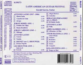 CD Gerald Garcia: Latin American Guitar Festival 457622